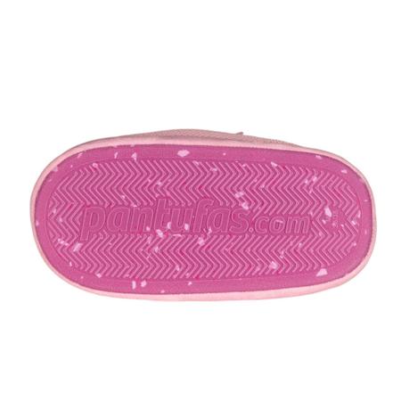 Imagem de Pantufa 3D Tênis de Basquete Rosa Sneaker Net Solado Borracha Antiderrapante Tamanho 33/35 P Importway - IWP3DNET3335