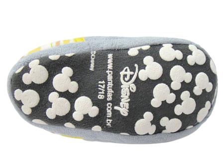 Imagem de Pantufa Infantil Bebê Mickey Azul