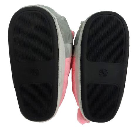 Imagem de Pantufa Infantil Feminina 3D Gatinha com Laço GZT Ref.1043