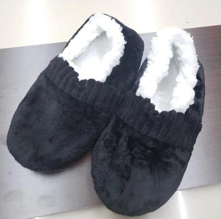 Imagem de Pantufa sapato forrada Lisa Feminina Masculina Super Quente