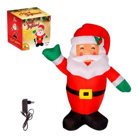 Imagem de Papai Noel Inflável Bivolt (90 cm)