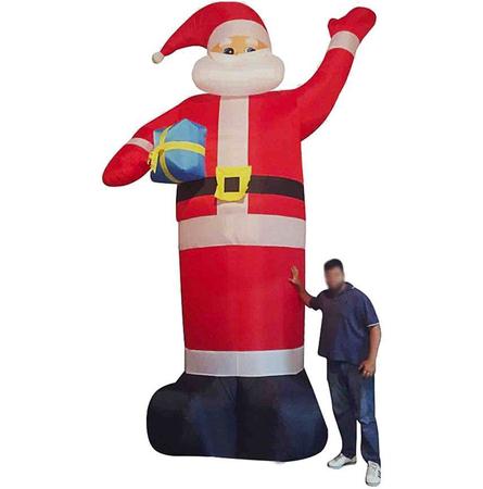 Imagem de Papai Noel Inflavel Gigante 5 metros Decoracao Natal Enfeite Natalino (bsl-36041-6)