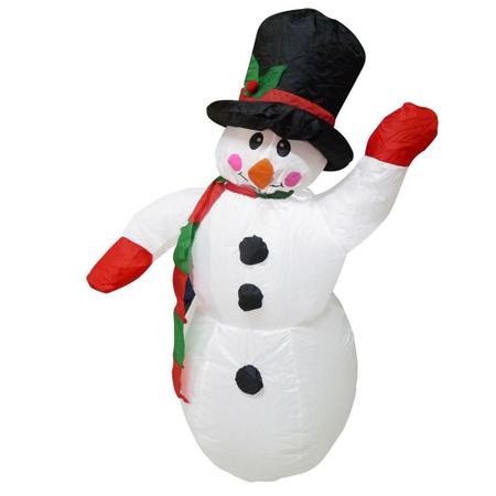 Imagem de Papai Noel Natal Boneco Neve Arco 2M 30cm Inflável Natalino