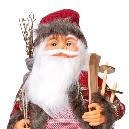 Imagem de Papai Noel Pequeno 60cm ComEsqui Decoração Natal