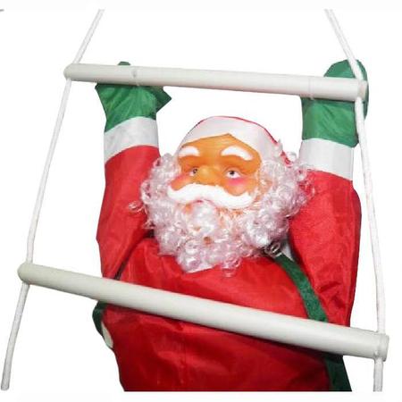 Imagem de Papai Noel Subindo Escada Natal Decoracao Grande 74 cm Altura Natalino (BSL-36041-11)