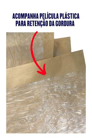 Papel Acoplado Kraft Para lanche 1000 unidades - IMPERA EMBALAGENS