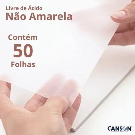 Imagem de Papel Canson Bloco Croquis A4 Papel Manteiga 50 Folhas