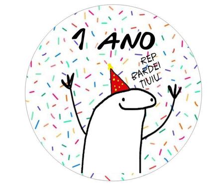 Papel De Arroz Bento Cake Flork Meme Rep Bardei Tiuiu 1 - Mec Art