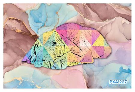 Imagem de Papel De Parede 3D Animais Pop Art Cachorro Pet 3,5M Pxa227