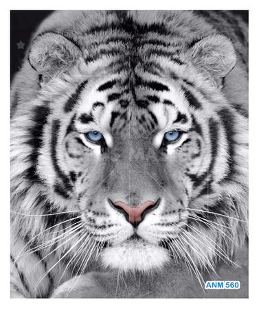 WANGC Papel de parede 3D personalizado com animais de tigre 3D