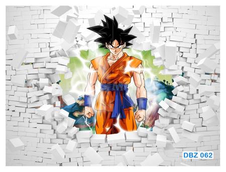 Adesivo Decorativo Parede Dragon Ball Z Goku Alta Resolução