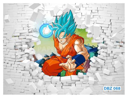 Papel De Parede 3D Dragon Ball Goku Vegeta Anime 3,5M Dbz68 - Você Decora -  Papel de Parede - Magazine Luiza