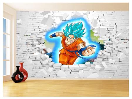 Adesivo de parede 3D Vegeta, Dragon Ball