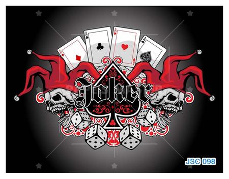 Papel De Parede 3D Salão De Jogos Cartas Poker 3,5M Jcs98 em