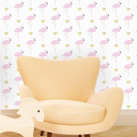 Imagem de Papel De Parede Adesivo 3M Flamingo Tumblr 94726