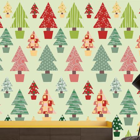 Papel de Parede Adesivo Casual Natal - 147 - Multimpressão Imagem de Papel de Parede Adesivo Casual Natal - 147