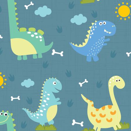 Papel de Parede Animais Kawaii Infantil 57x270cm