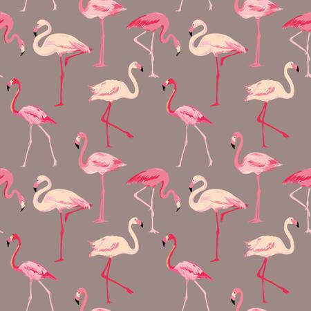 Imagem de Papel de Parede Adesivo - Flamingos - 056pps