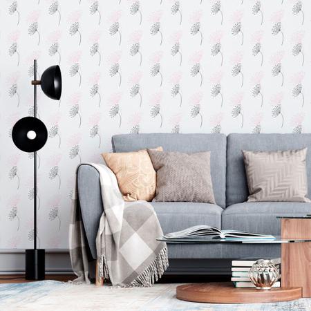 Papel de Parede Adesivo Floral N013090 Rolo 0,58x3M - Adesivo BR Imagem de Papel de Parede Adesivo Floral N013090 Rolo 0,58x3M