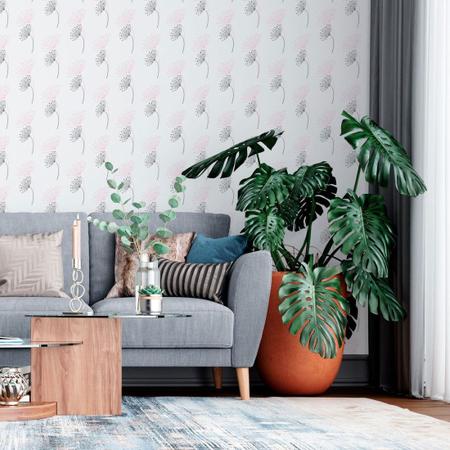 Papel de Parede Adesivo Floral N013090 Rolo 0,58x3M - Adesivo BR Imagem de Papel de Parede Adesivo Floral N013090 Rolo 0,58x3M
