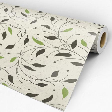 Imagem de Papel de Parede Adesivo Floral Verde - 180