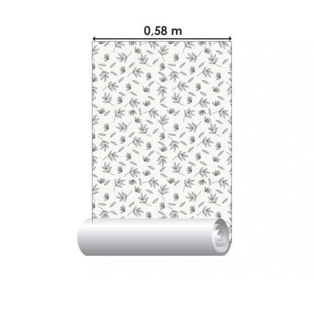 Papel de Parede Adesivo Folha N02169 Rolo 0,58x2,5M - Adesivo BR Imagem de Papel de Parede Adesivo Folha N02169 Rolo 0,58x2,5M