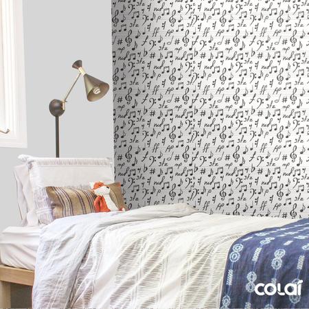 Papel de Parede Adesivo Lavável Bolas Cinzas 12m - Colaí Imagem de Papel de Parede Adesivo Lavável Bolas Cinzas 12m