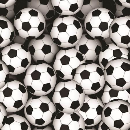 Papel De Parede Adesivo Lavável Bolas De Futebol 3D 6m - Colaí Imagem de Papel De Parede Adesivo Lavável Bolas De Futebol 3D 6m