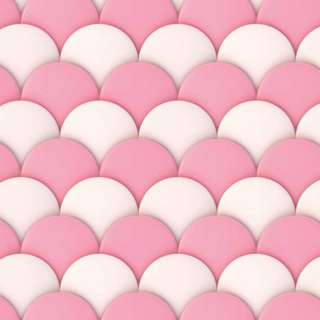 Papel de Parede Adesivo Lavável Bolas Rosadas 9m - Colaí Imagem de Papel de Parede Adesivo Lavável Bolas Rosadas 9m