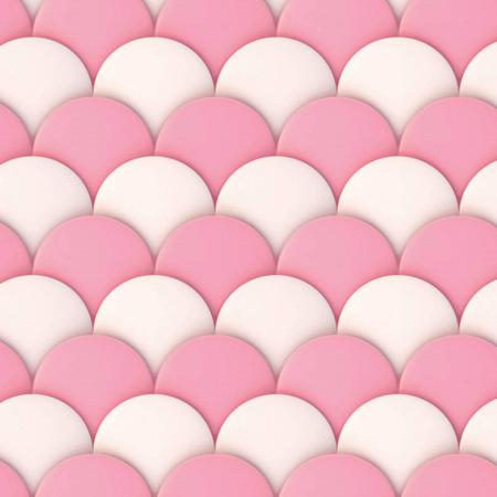 Papel De Parede Adesivo Lavável Bolas Rosadas - Colai Imagem de Papel De Parede Adesivo Lavável Bolas Rosadas