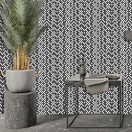 Papel de Parede Adesivo Lavável Decoração Pastilhas Azulejo Para Cozinha  Rosa Xadrez 3D - Pro Decor - Papel de Parede - Magazine Luiza