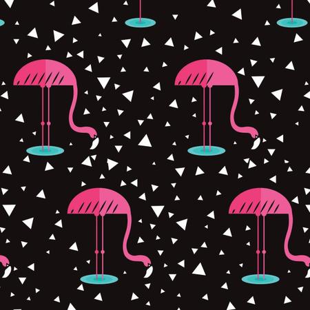 Imagem de Papel De Parede Adesivo Lavável Flamingos 15m