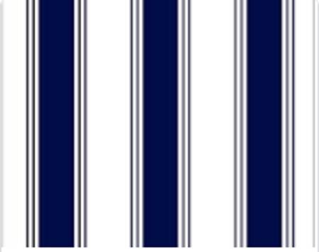 Imagem de Papel de Parede Adesivo Listrado Tons de Azul Marinho e Branco LT40