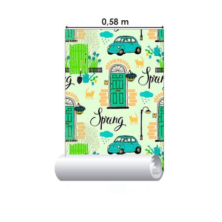 Papel de Parede Adesivo Vintage N013097 0,58x2,5M - Adesivo BR Imagem de Papel de Parede Adesivo Vintage N013097 0,58x2,5M