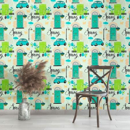 Papel de Parede Adesivo Vintage N013097 0,58x2,5M - Adesivo BR Imagem de Papel de Parede Adesivo Vintage N013097 0,58x2,5M