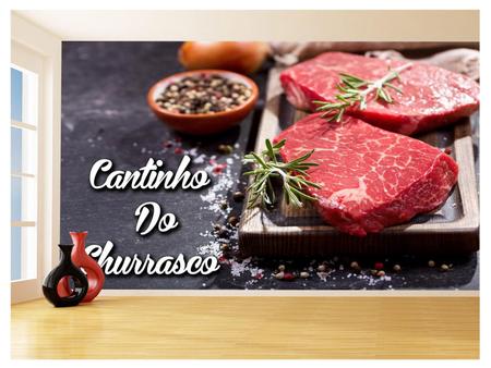 Papel De Parede Alimentos Carne Churrasco Bife 3,5M Al300 - Você Decora Imagem de Papel De Parede Alimentos Carne Churrasco Bife 3,5M Al300