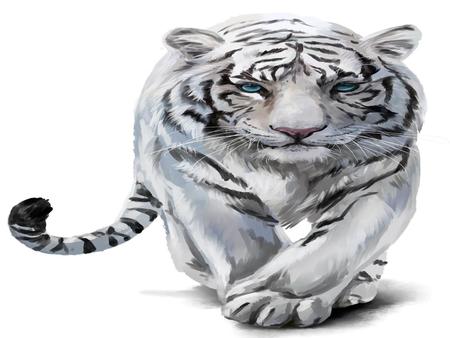 Papel De Parede 3D Animais Tigre Preto E Branco 3,5M Anm560 - Você Decora -  Papel de Parede - Magazine Luiza