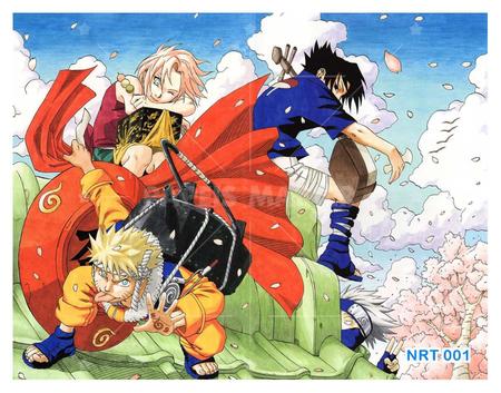 Papel De Parede Anime Naruto Mangá Desenho Art Lavável