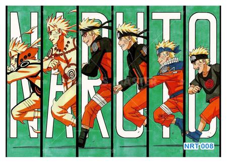 Papel De Parede Anime Naruto Mangá Desenho Art Lavável