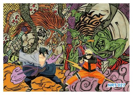 Papel De Parede Anime Naruto Mangá Desenho Art 3,5M Nrt06 na