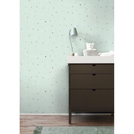 Imagem de Papel de Parede Bambino XVIII Estrelas 245240 - Rolo: 10m x 0,53m