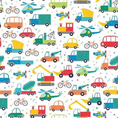 Imagem de Papel de Parede Carros e Transportes Adesivo 2,70x0,57m