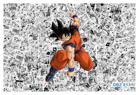 Papel De Parede Dragon Ball Goku Página Manga 3,5M Dbz557 - Você Decora -  Papel de Parede - Magazine Luiza