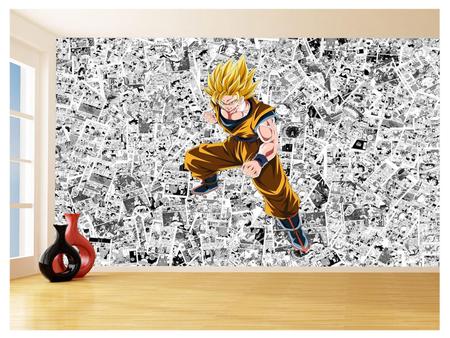 Imagem de Papel De Parede Dragon Ball Goku Página Manga 3,5M Dbz568