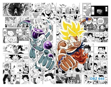 Papel De Parede Dragon Ball Goku Página Manga 3,5M Dbz557 - Você Decora -  Papel de Parede - Magazine Luiza