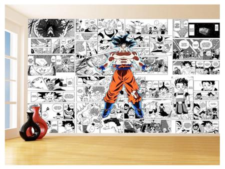 Adesivo Decorativo Parede Dragon Ball Z Goku Alta Resolução