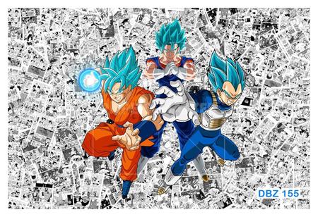 Papel De Parede 3D Dragon Ball Goku Vegeta Anime 3,5M Dbz15 - Você Decora -  Papel de Parede - Magazine Luiza