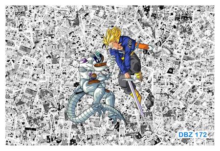 Papel De Parede 3D Dragon Ball Goku Vegeta Anime 3,5M Dbz68 - Você Decora -  Papel de Parede - Magazine Luiza