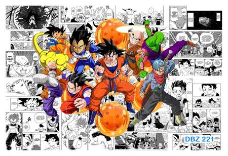 Imagem de Papel De Parede Dragon Ball Goku Vegeta Anime 3,5M Dbz221