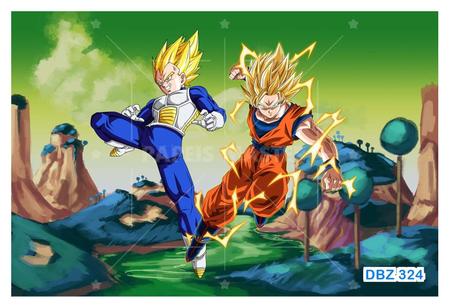 Adesivo Decorativo Parede Dragon Ball Z Goku Alta Resolução